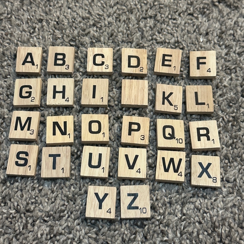 Scrabble Letter Fridge Magnets